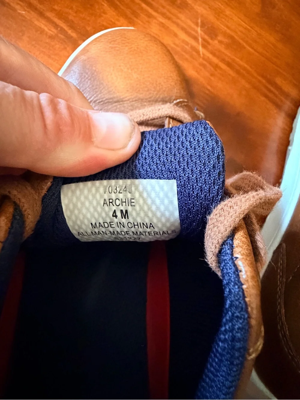 Arche Kids Dress Shoes in Brown with White Soles